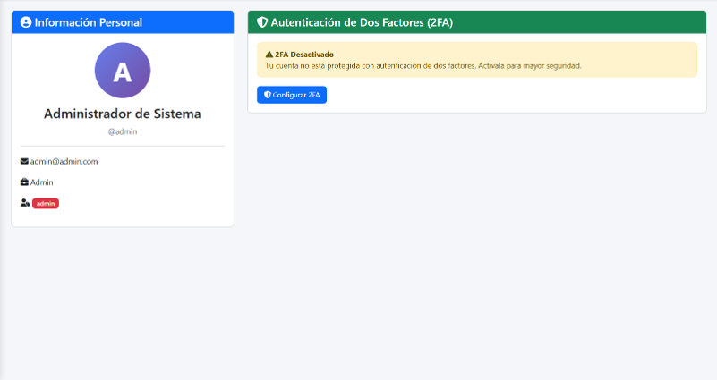 Autenticación de dos factores - Seguridad en accesos